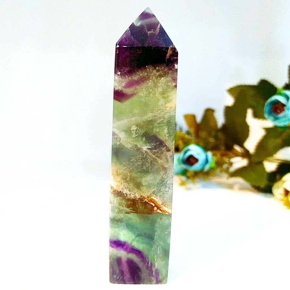 Florit Doğal Taş Prizma Kule - MNR1106