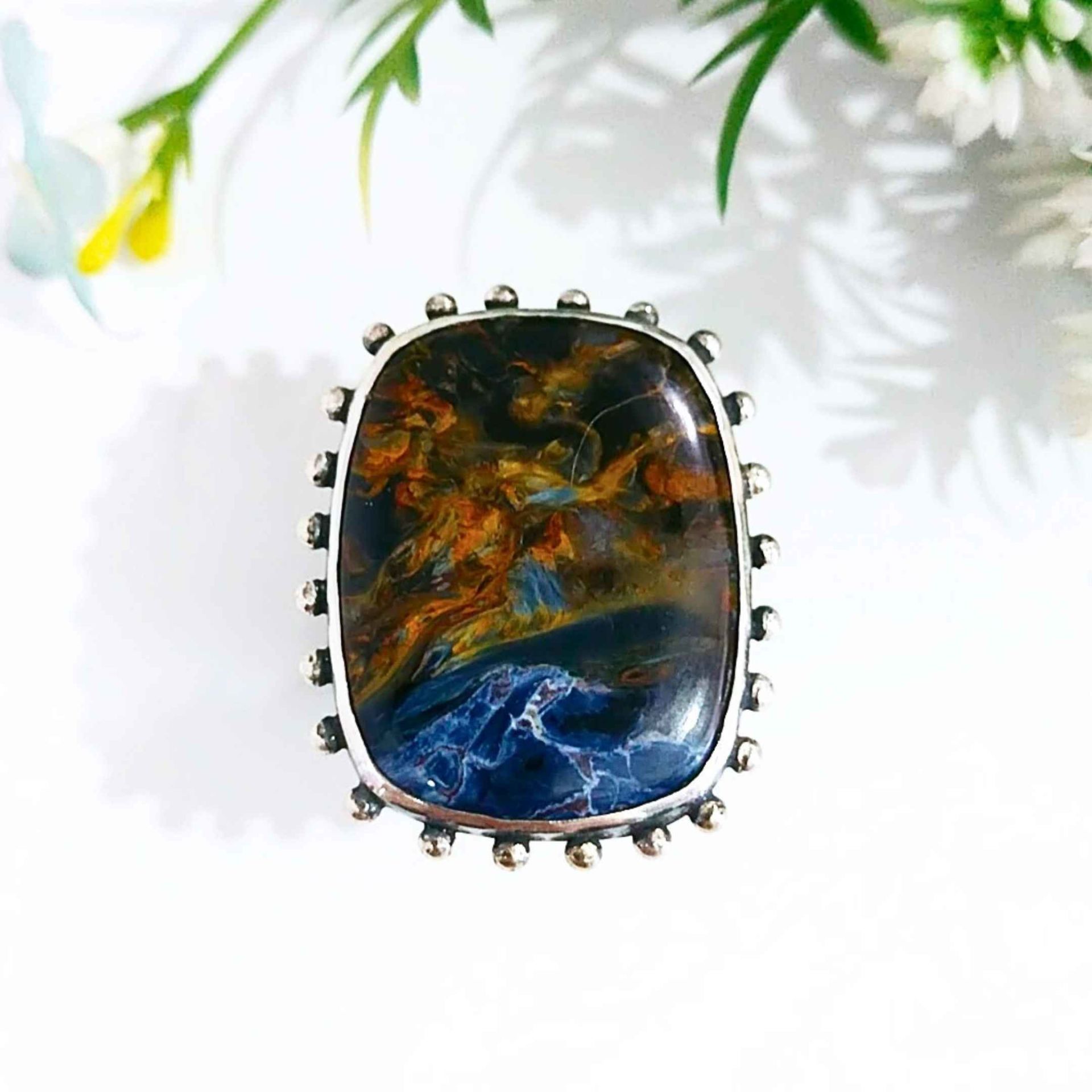 Pietersit Taşı Özel Tasarım Yüzük