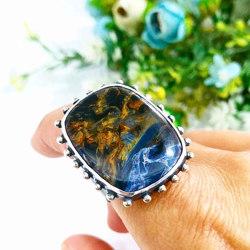 Pietersit Taşı Özel Tasarım Yüzük