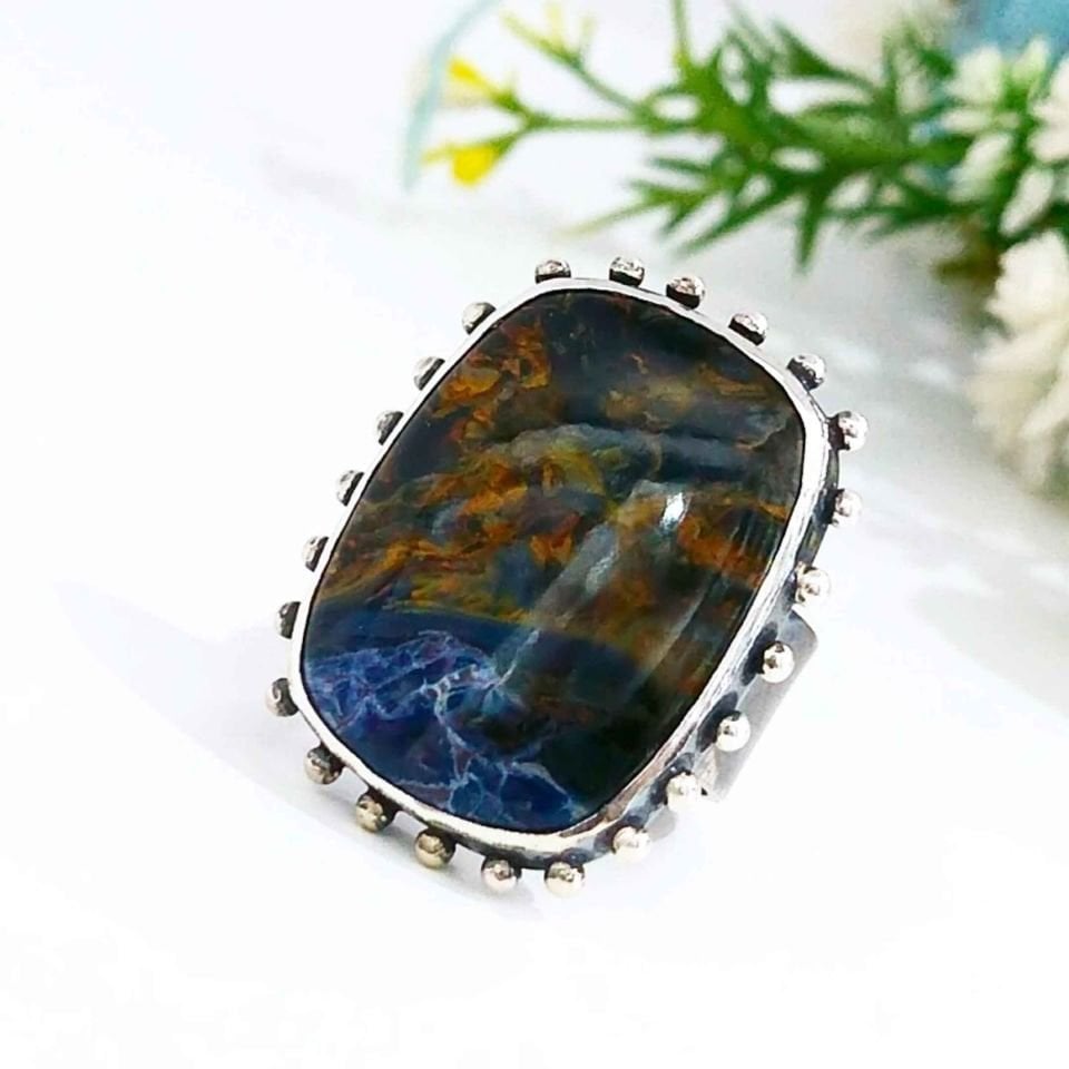 Pietersit Taşı Özel Tasarım Yüzük