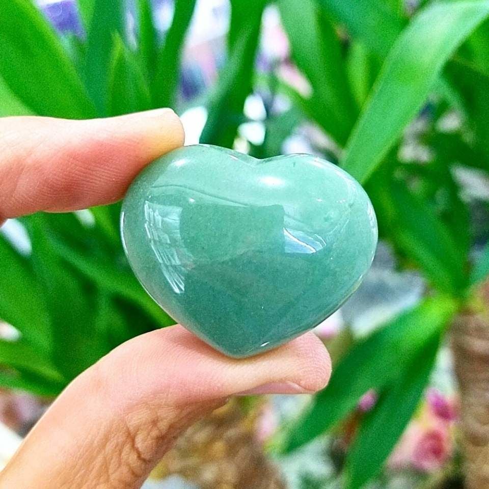 Aventurin Taşı Kalp Obje