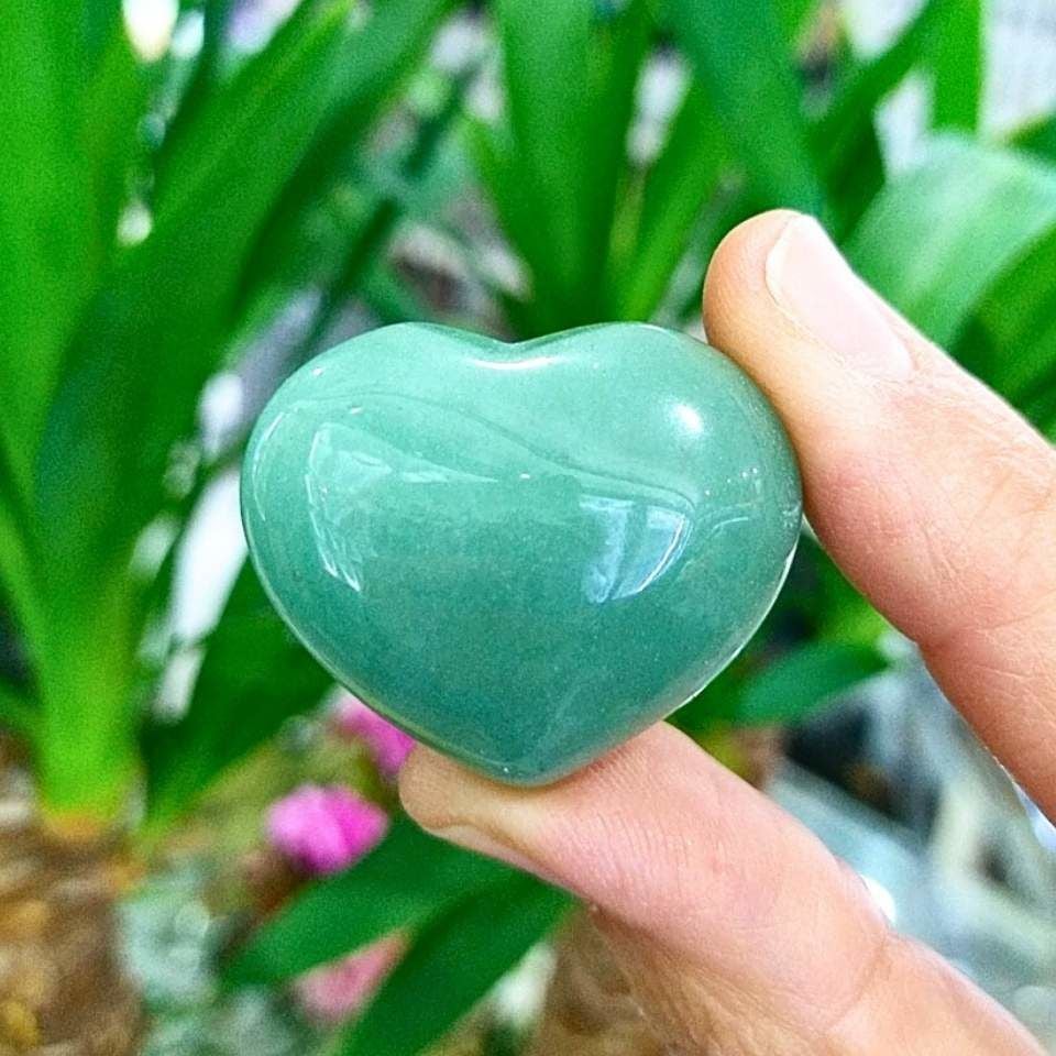 Aventurin Taşı Kalp Obje