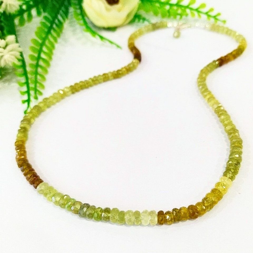 Hessonit Garnet Doğal Taş Kolye – DKLY286