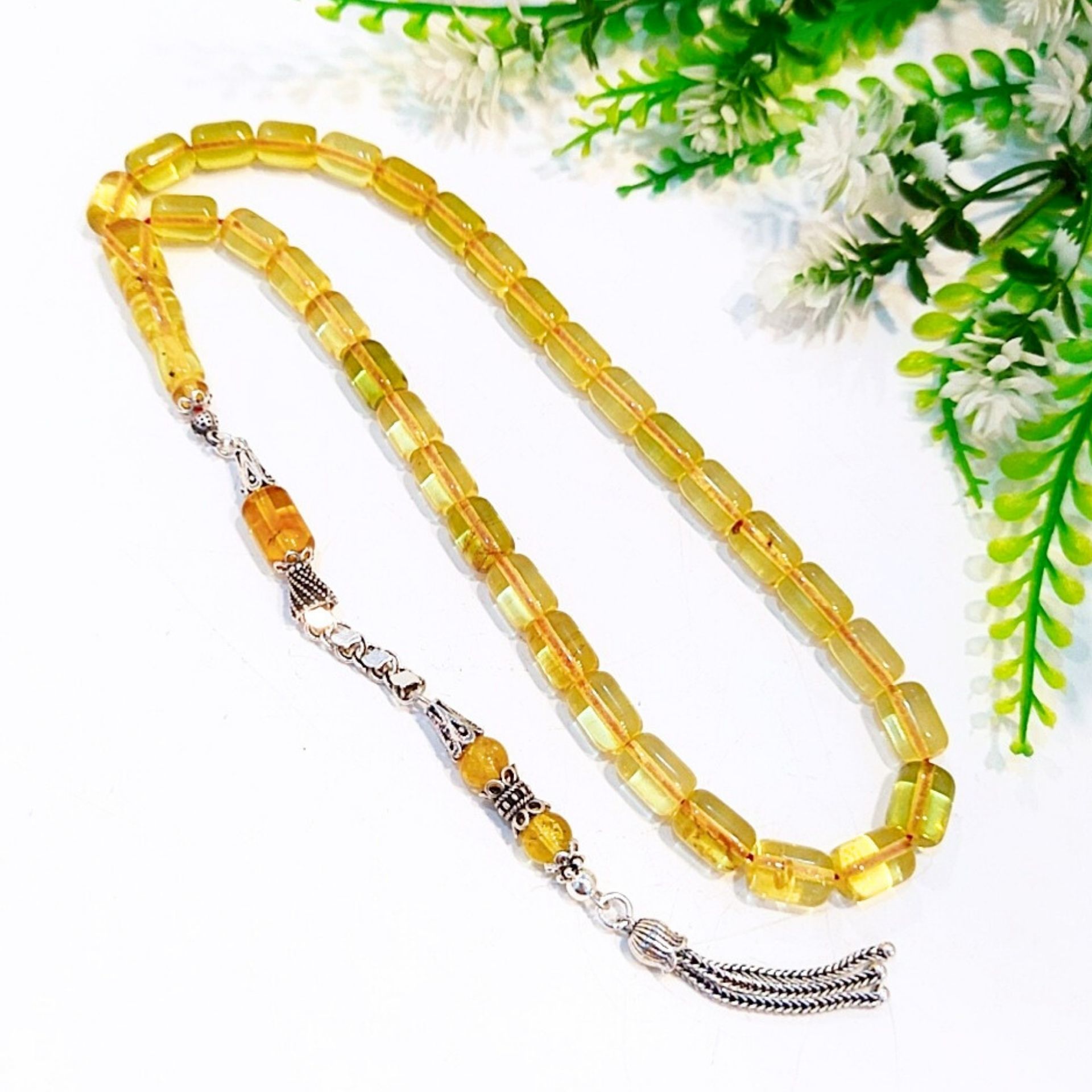 Damla Kehribar Tesbih 00409