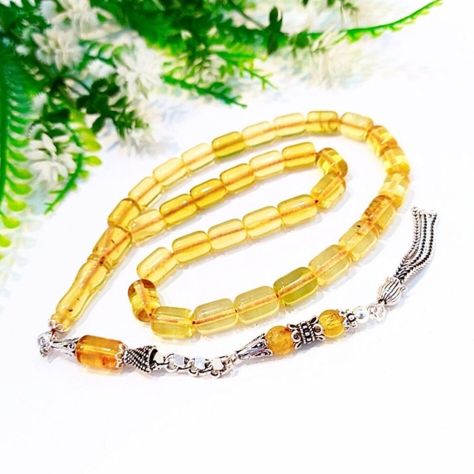 Damla Kehribar Tesbih 00409