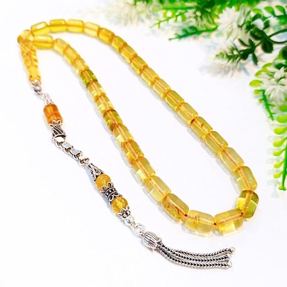 Damla Kehribar Tesbih 00409