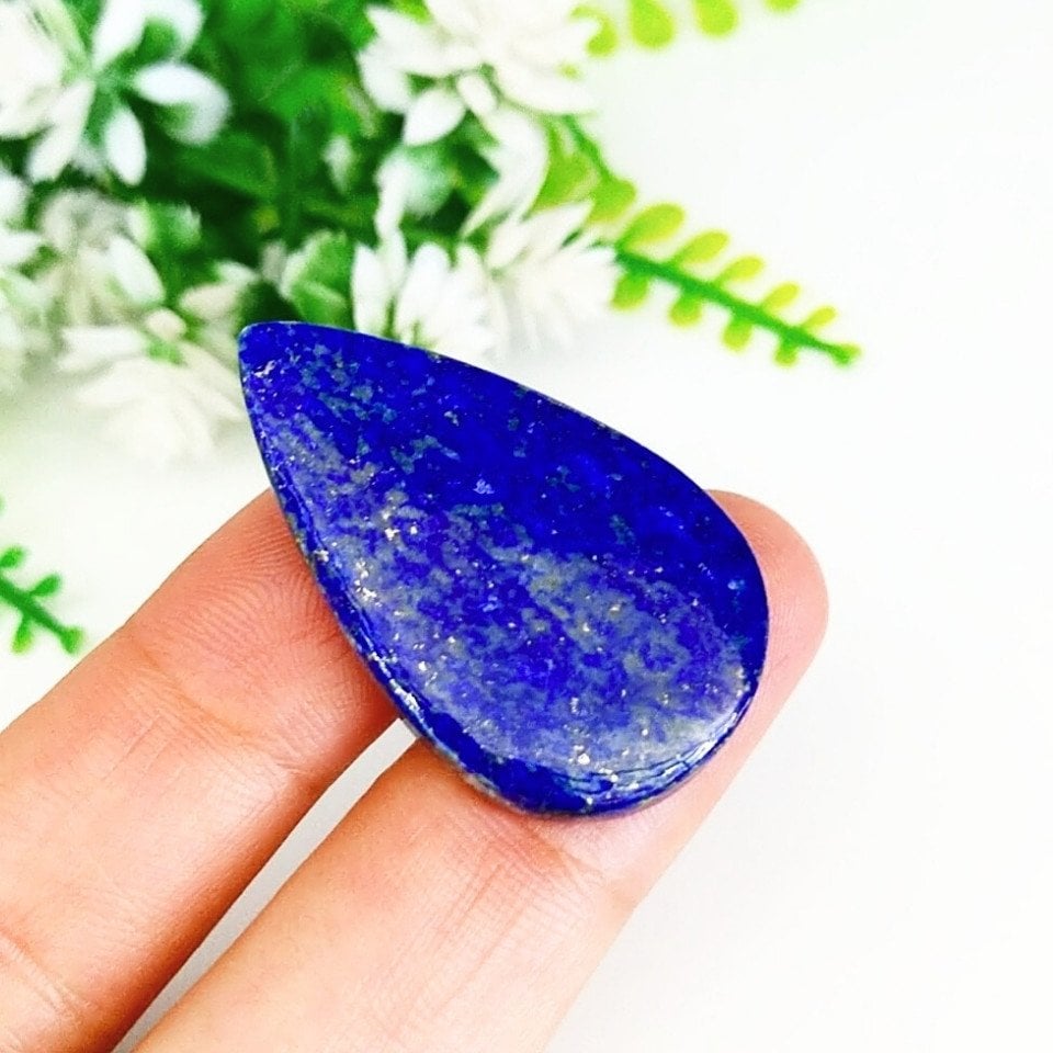 lapis lazuli doğal taş kabaşon - kab419