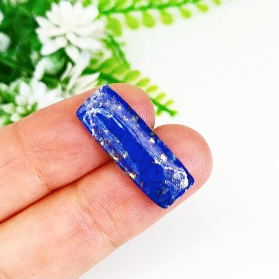 lapis lazuli doğal taş kabaşon - kab422