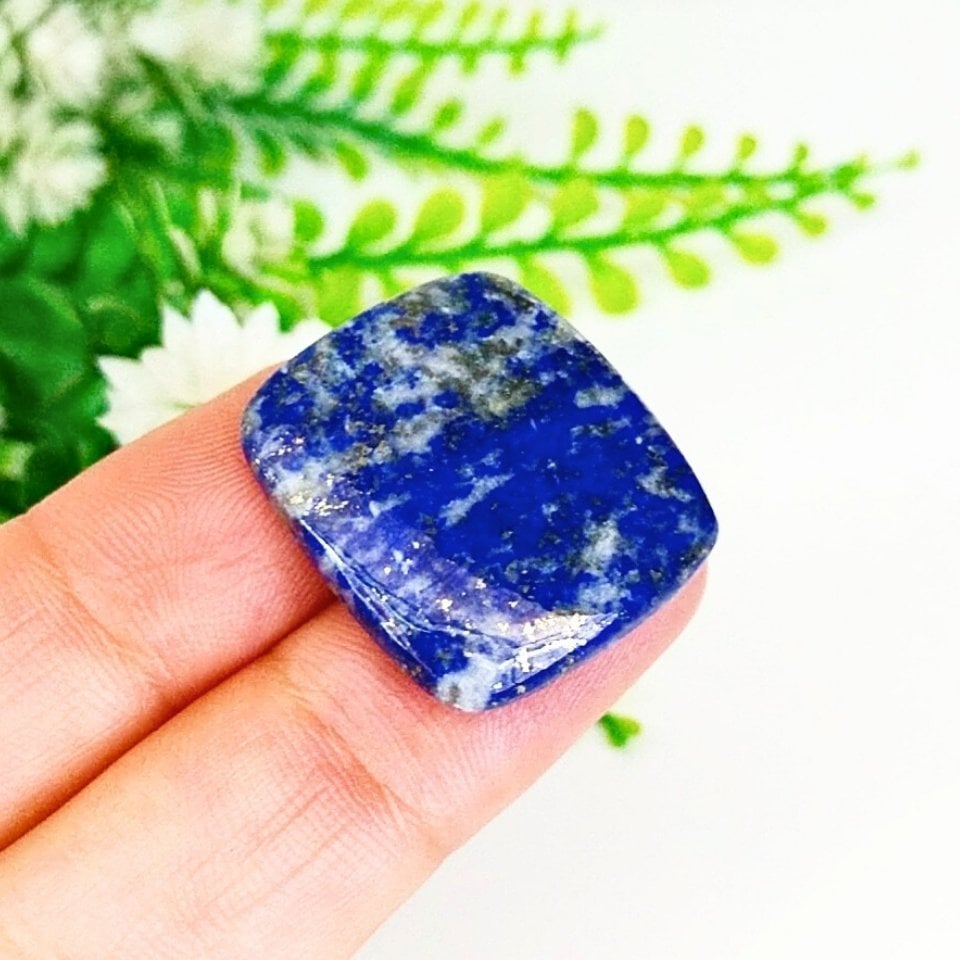 lapis lazuli doğal taş kabaşon - kab424