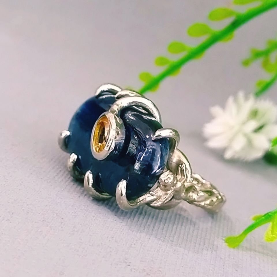 Kyanit Limon Topaz Özel Tasarım Yüzük