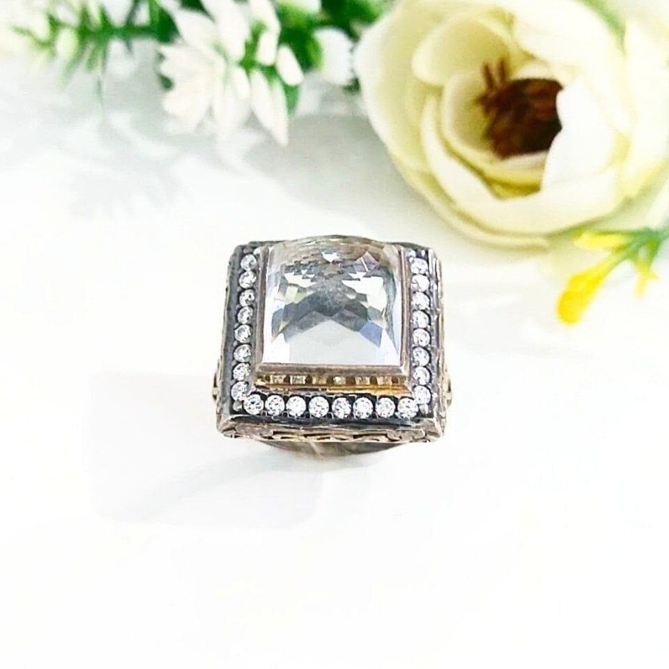 Topaz Özel Tasarım Yüzük - OTS970