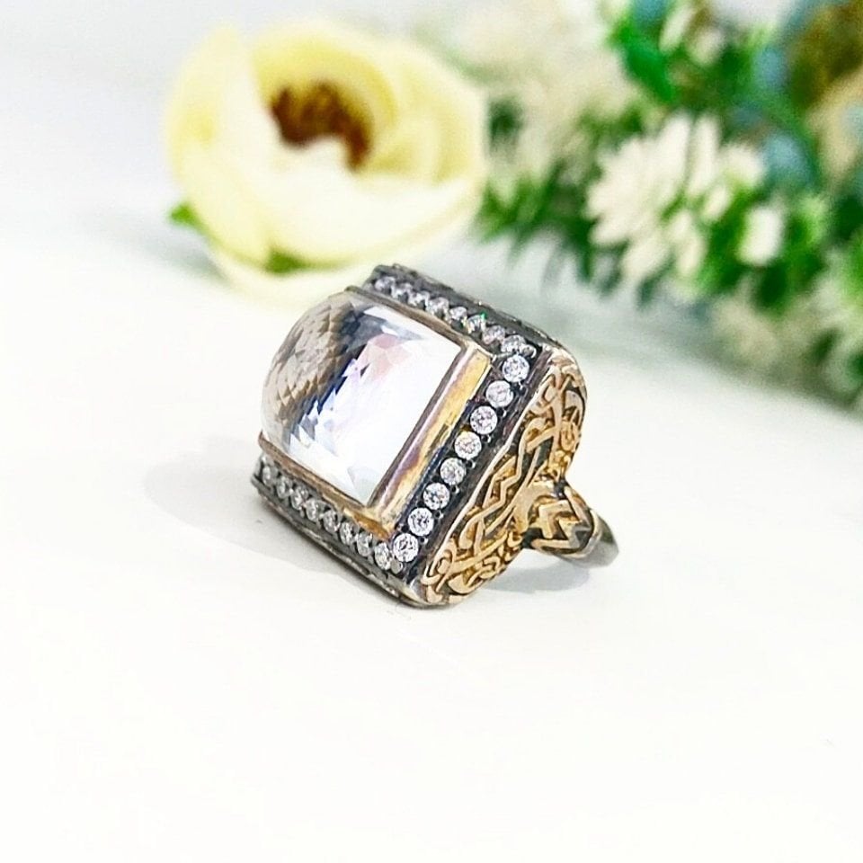 Topaz Özel Tasarım Yüzük - OTS970