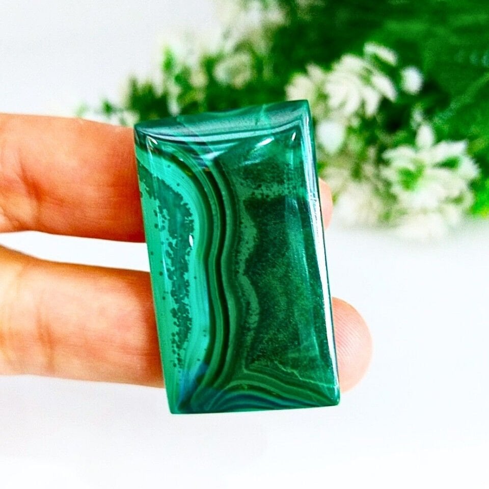 Malachit Naturstein Cabochon - KAB452