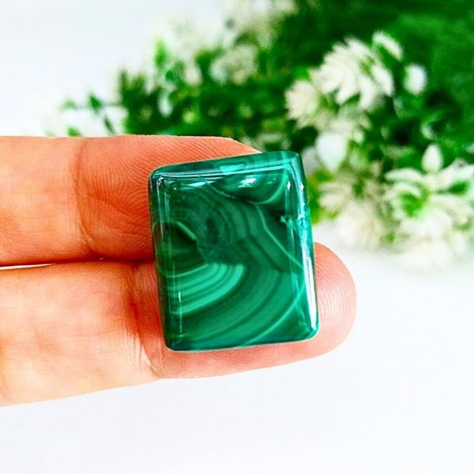 Malachite Natural Stone Cabochon - KAB453