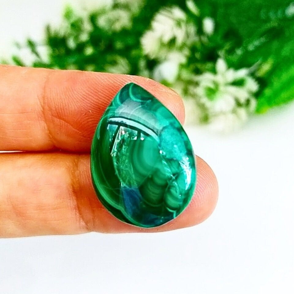 Malachit Naturstein Cabochon - KAB459