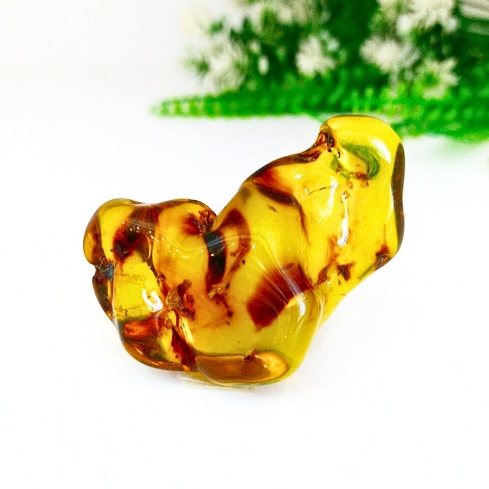 Drop Amber Natural Stone Mass - KHR538