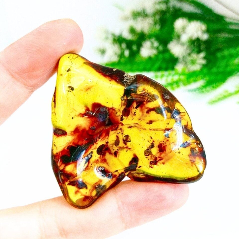 Drop Amber Natural Stone Mass - KHR542