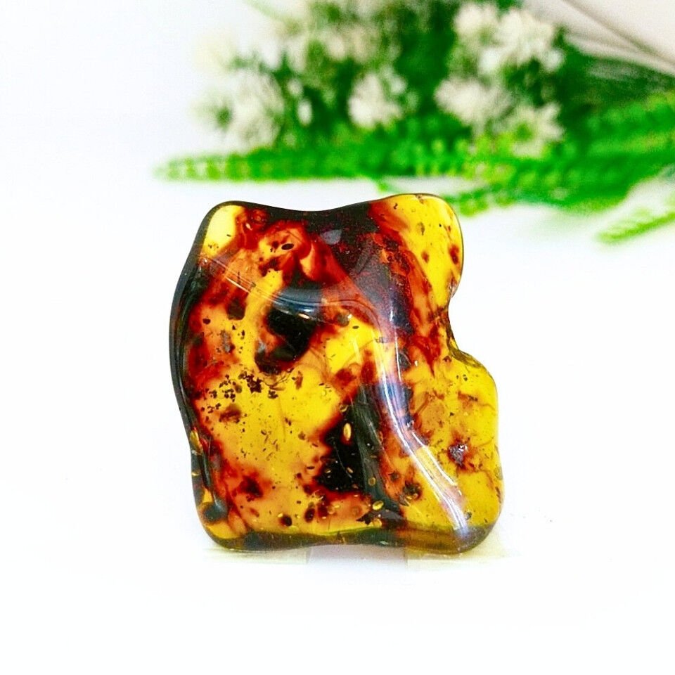 Drop Amber Natural Stone Mass - KHR544