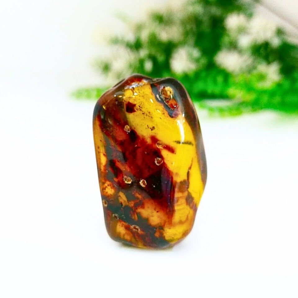 Damla Kehribar Doğal Taş Kütle - KHR545