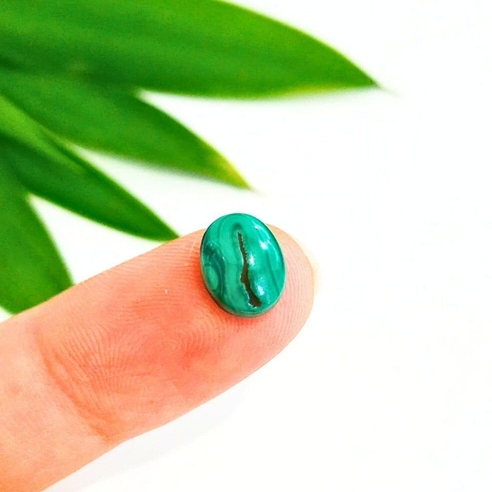 Malachite Natural Stone Cabochon K346