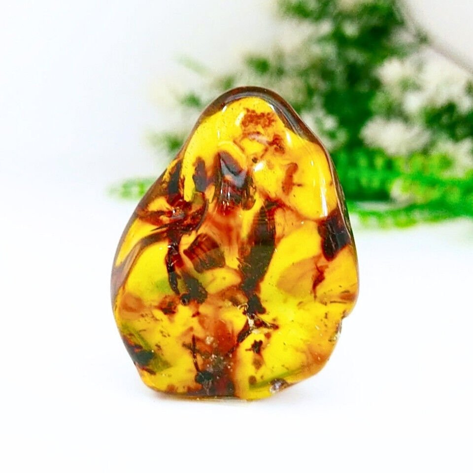 Drop Amber Natural Stone Mass - KHR553