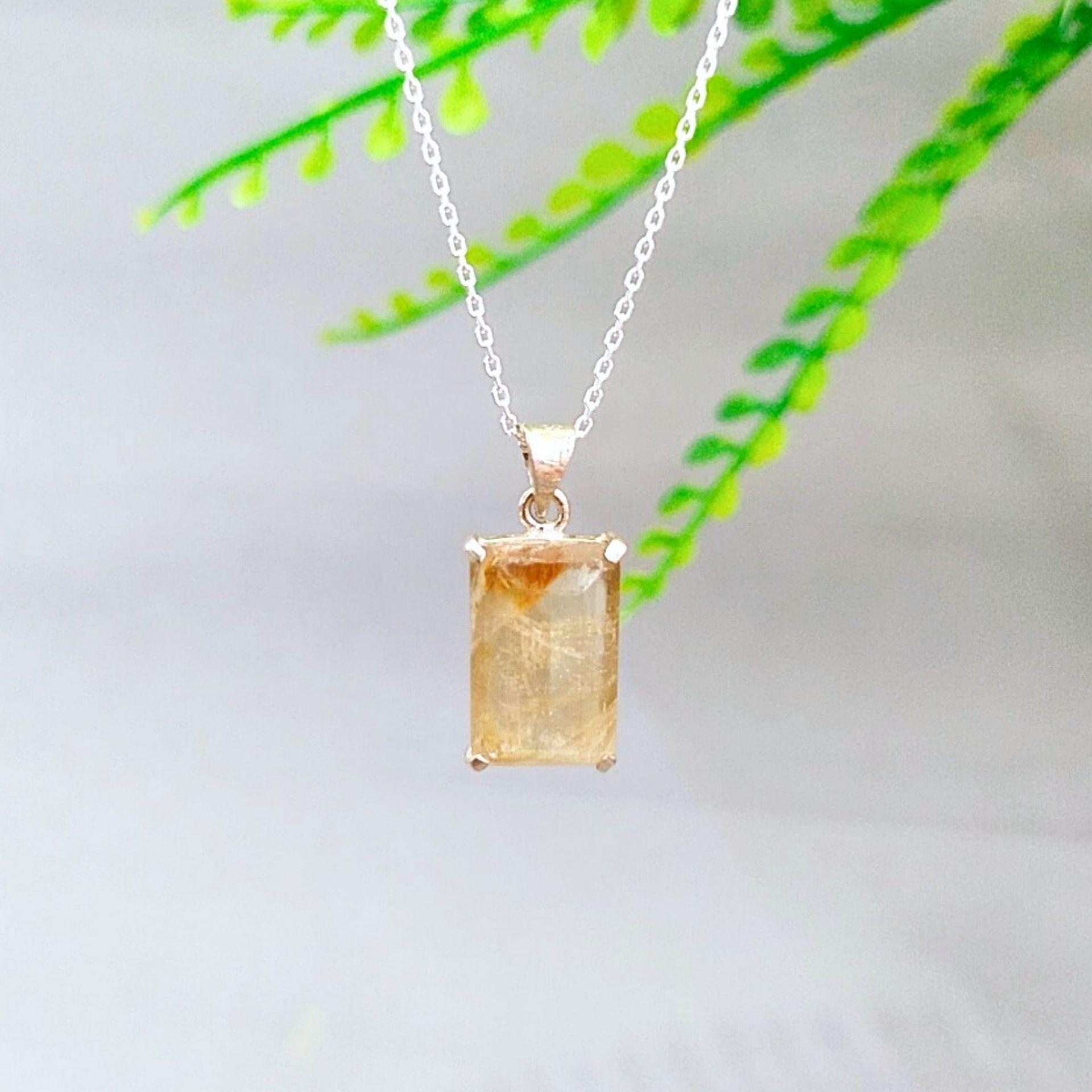Natural Diaspor Special Design Natural Stone Necklace