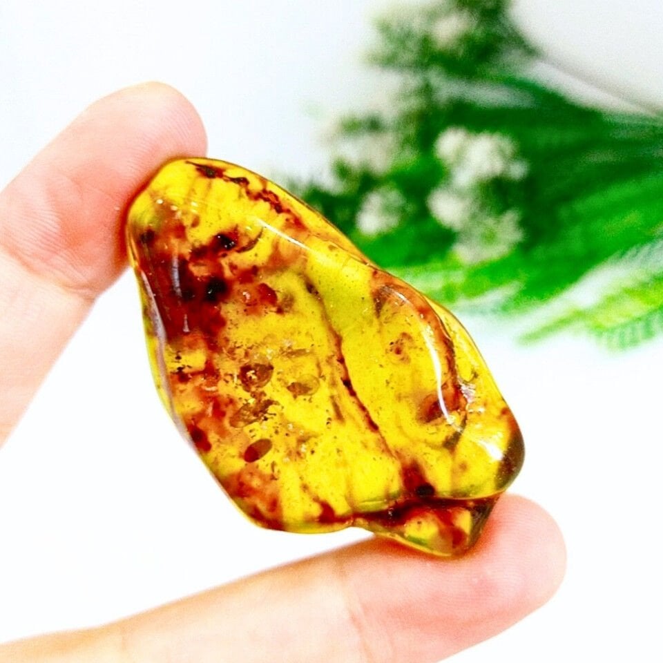 Drop Amber Natural Stone Mass - KHR555