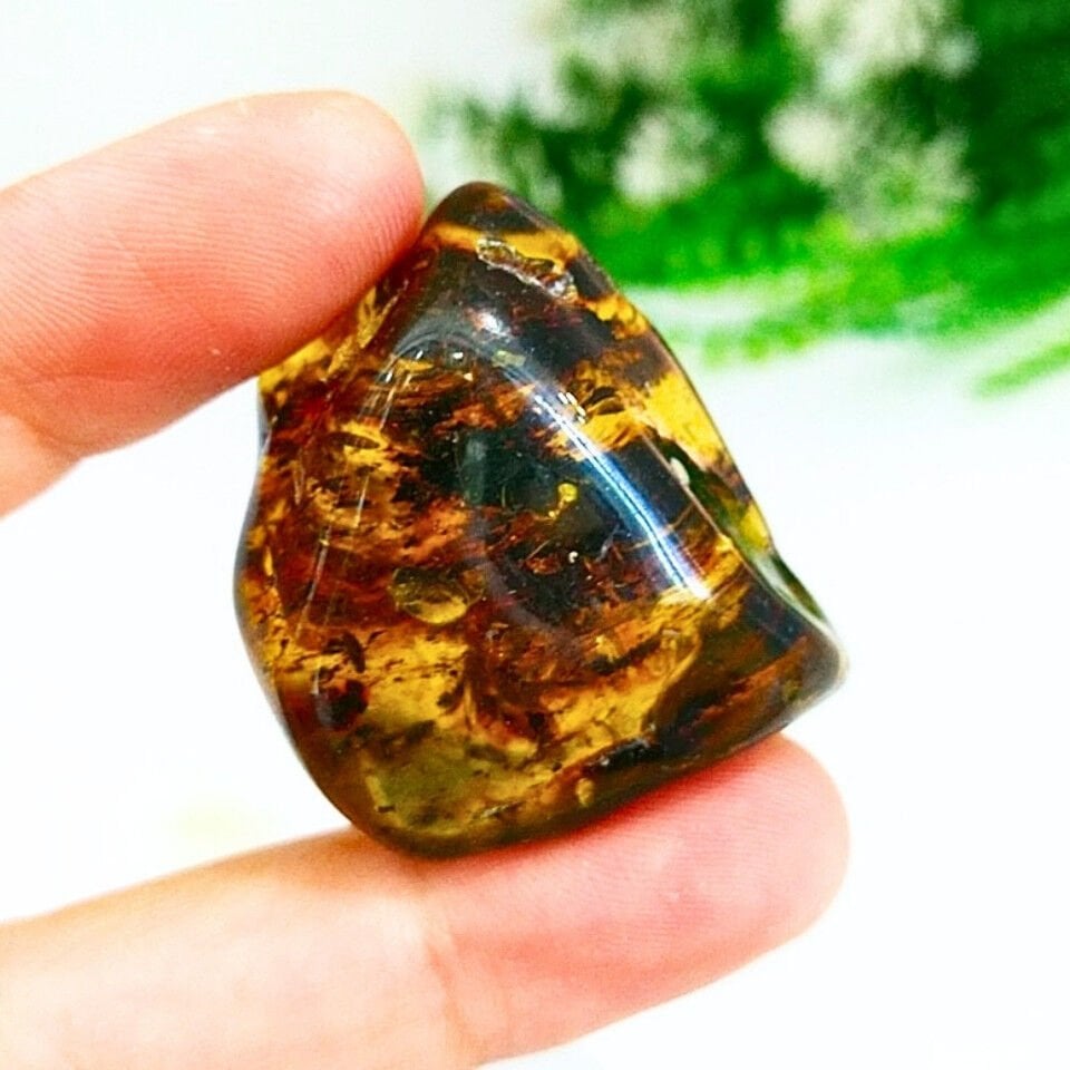 Drop Amber Natural Stone Mass - KHR556