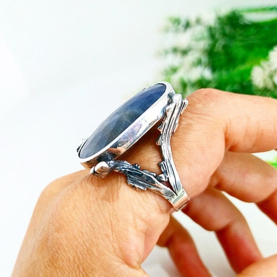 Safir Taşı Özel Tasarım Yüzük – OTS1116