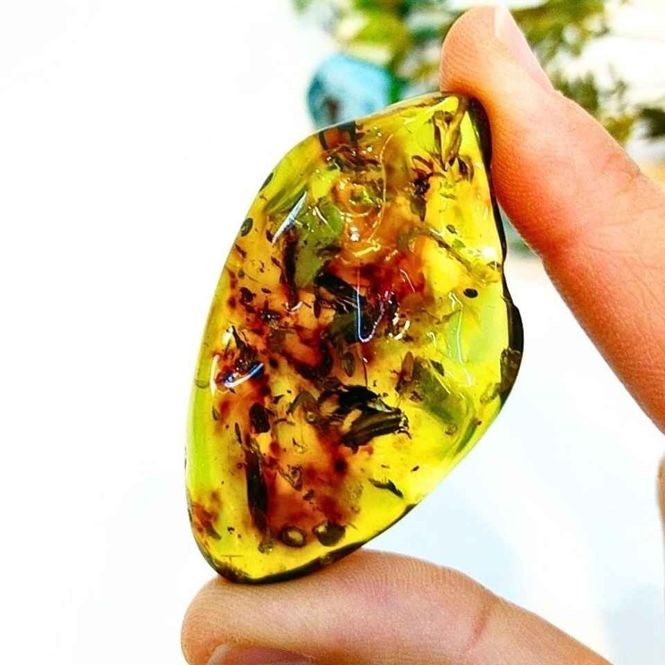 Tropfen Bernstein Naturstein Masse K11