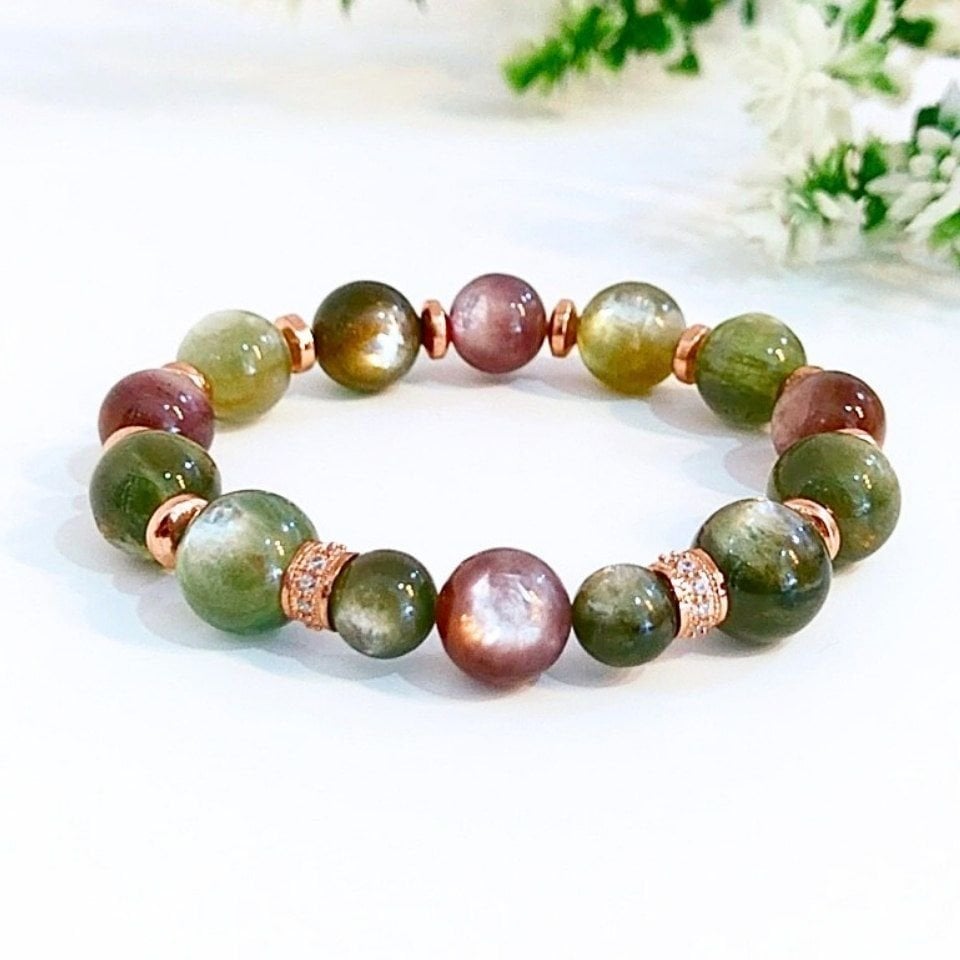 Lepidolite Stone Special Design Natural Stone Bracelet 760