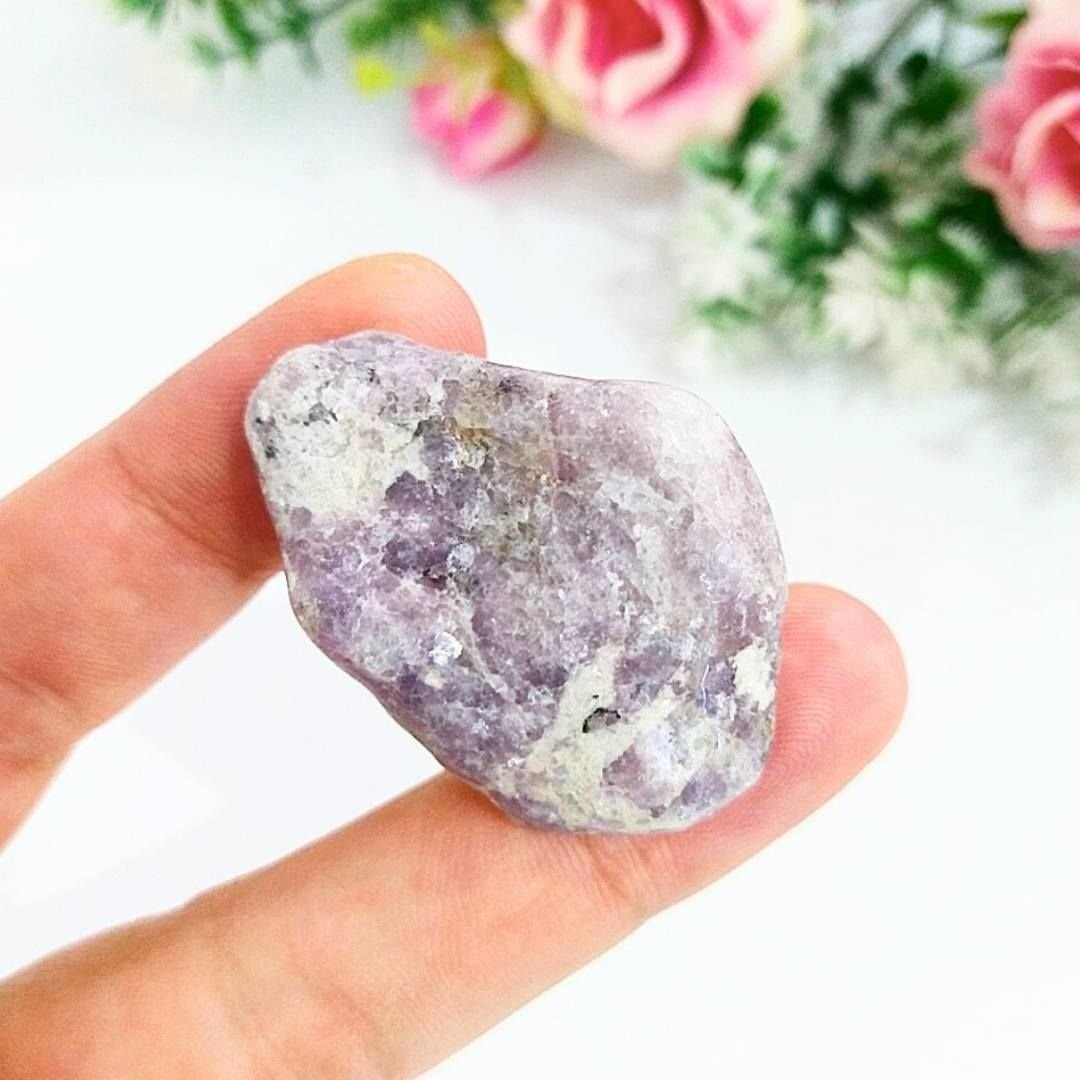 Lepidolite Natural Stone Mass 00779