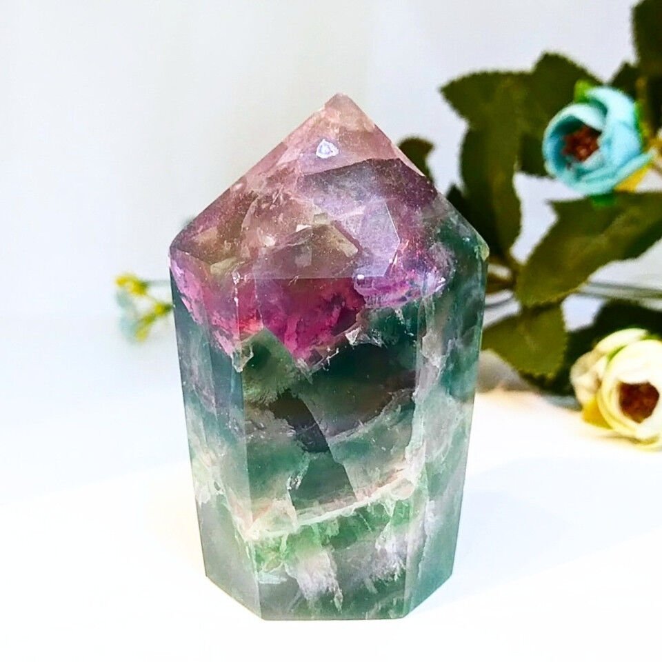 Florit Doğal Taş Prizma Kule - MNR1095