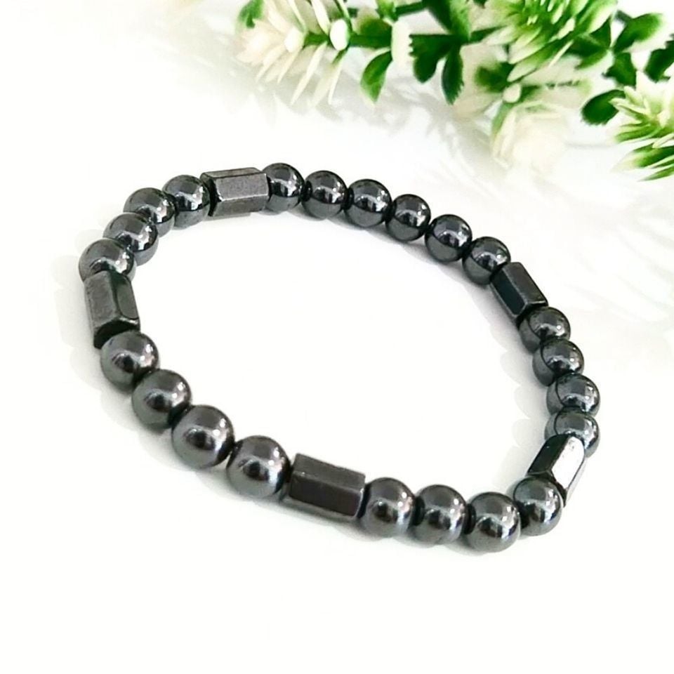 Lodestone 6 mm Natursteinarmband