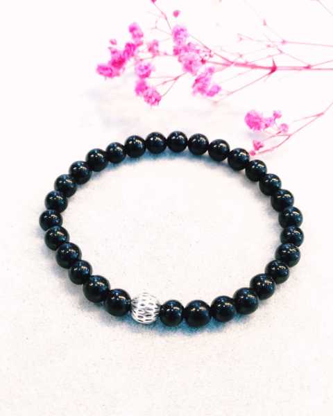 Shungite Doğaltaş Bileklik 8 mm