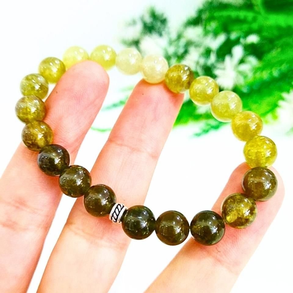 Yeşil Garnet 8mm Doğal Taş Bileklik