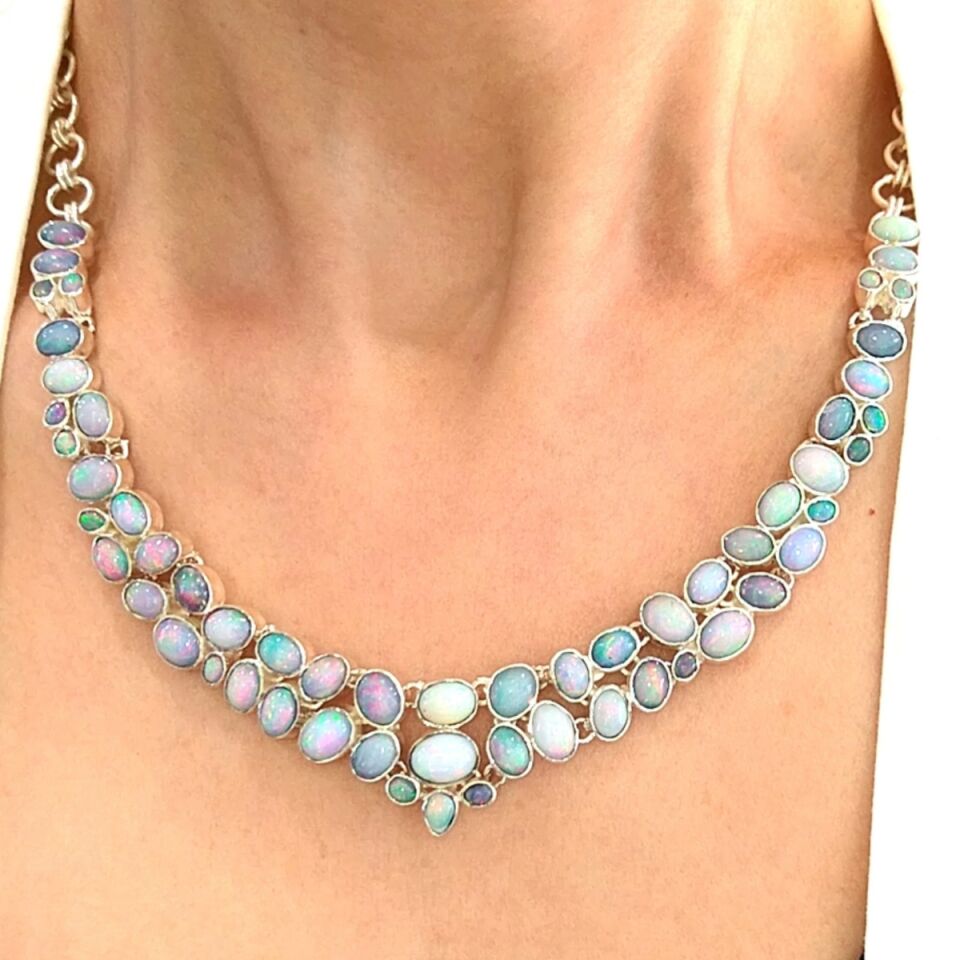 Opal Taşlı Gerdanlık