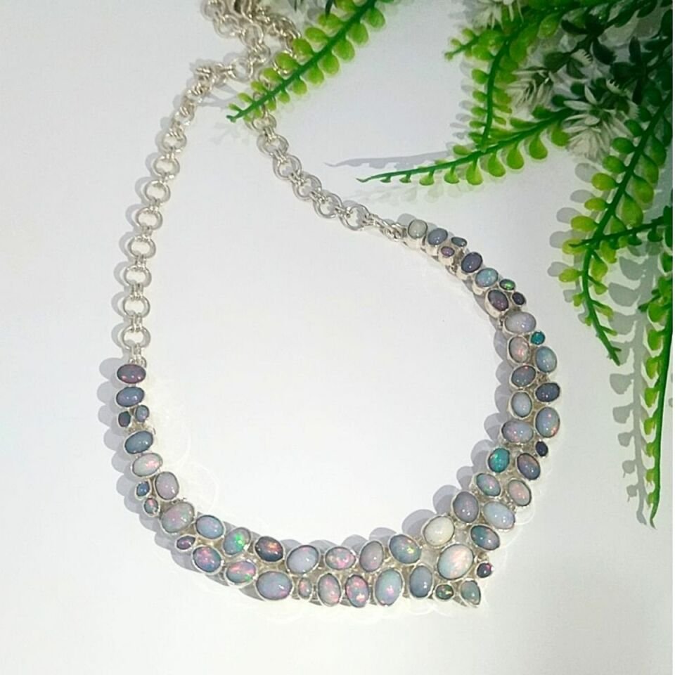 Opal Taşlı Gerdanlık