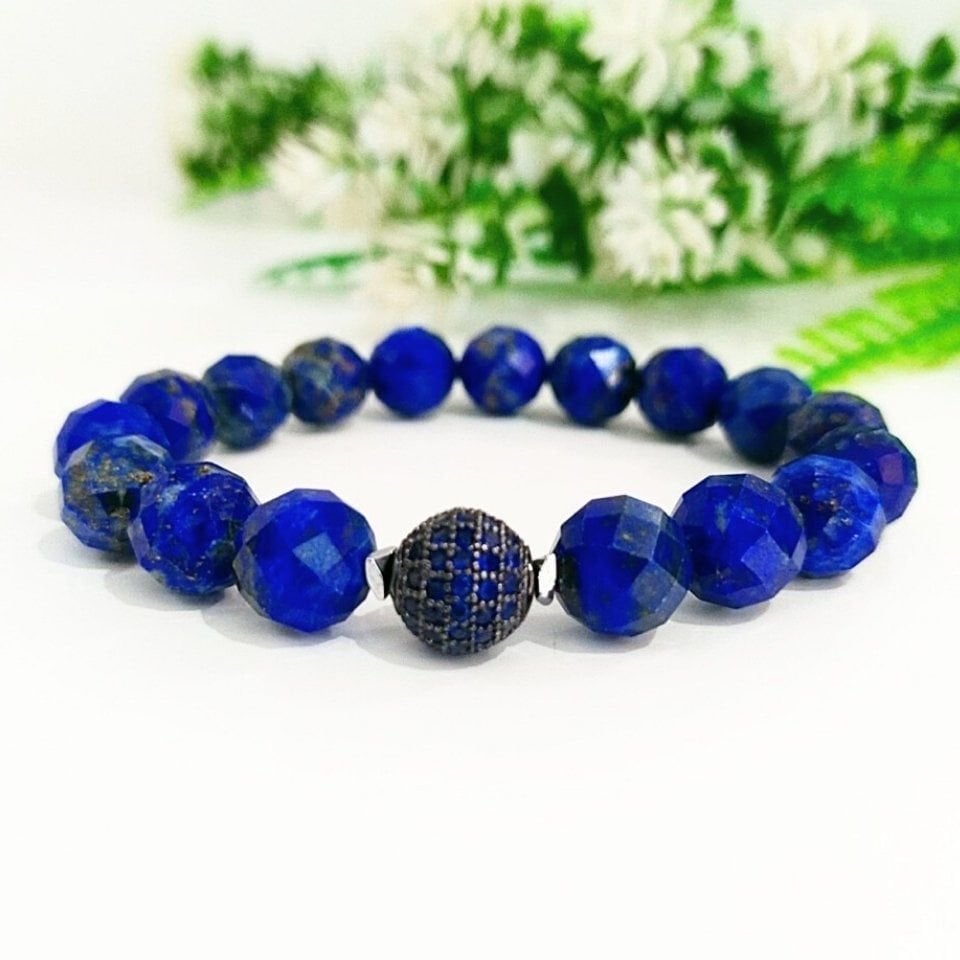 Lapis Lazuli Doğal Taş Bileklik - BLK879