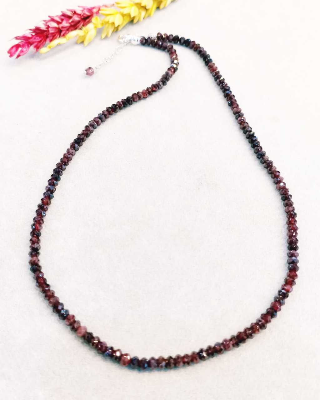 Granat Taşı Özel Tasarım Kolye