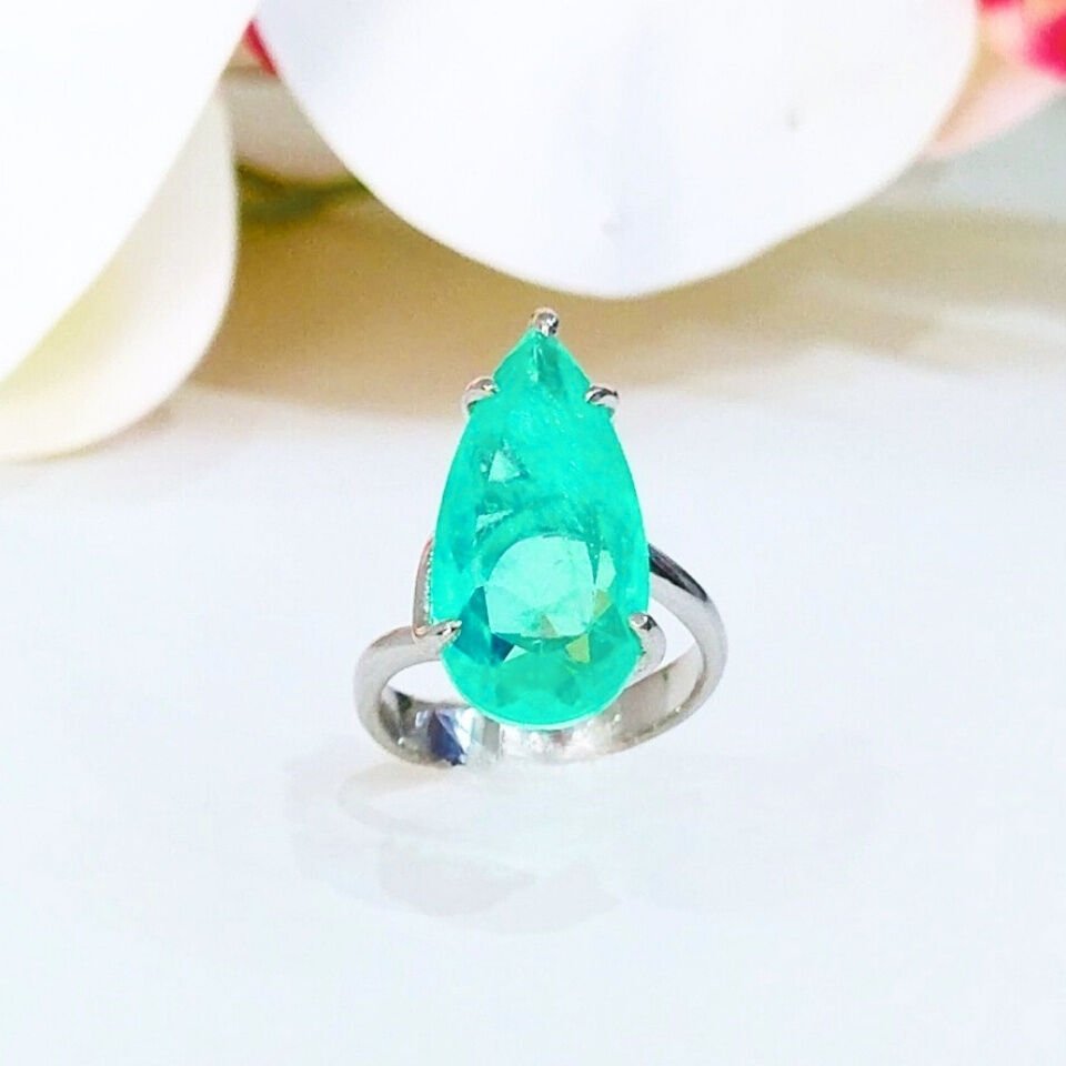 Paraiba Tourmaline Special Design Ring - OTS1143