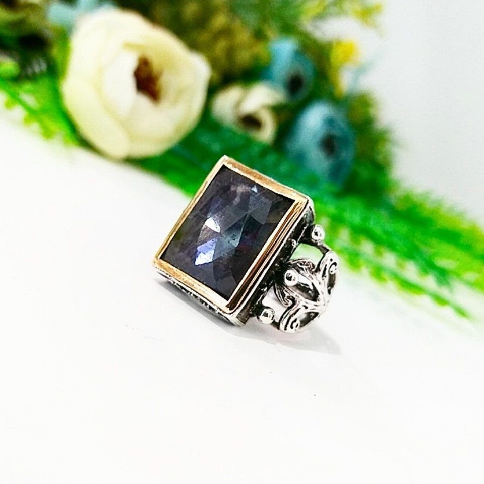 Sapphire Stone Men's Ring - ERY34