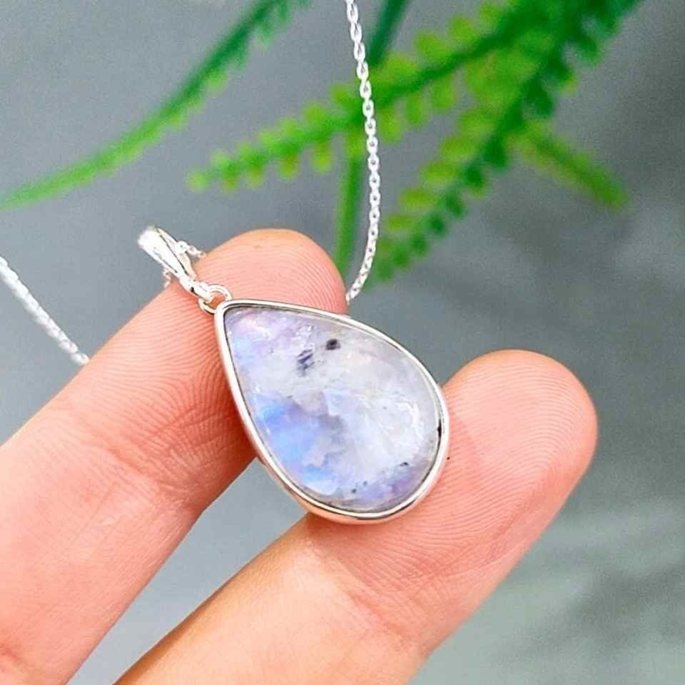 Moonstone Natural Stone Necklace