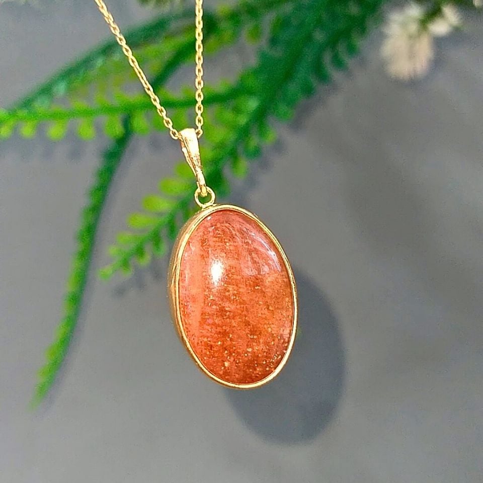 Sunstone Natural Stone Necklace