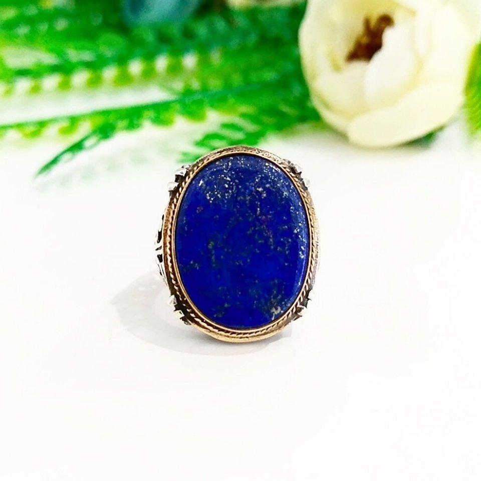 Lapis Lazuli Taşı Erkek Yüzük - ERY45