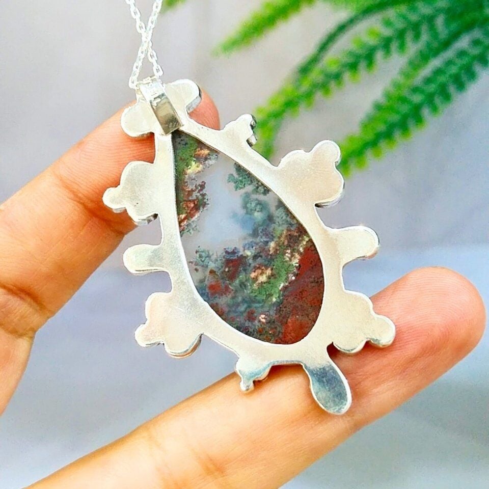 Scenic Agate Special Design Necklace - TSR1378