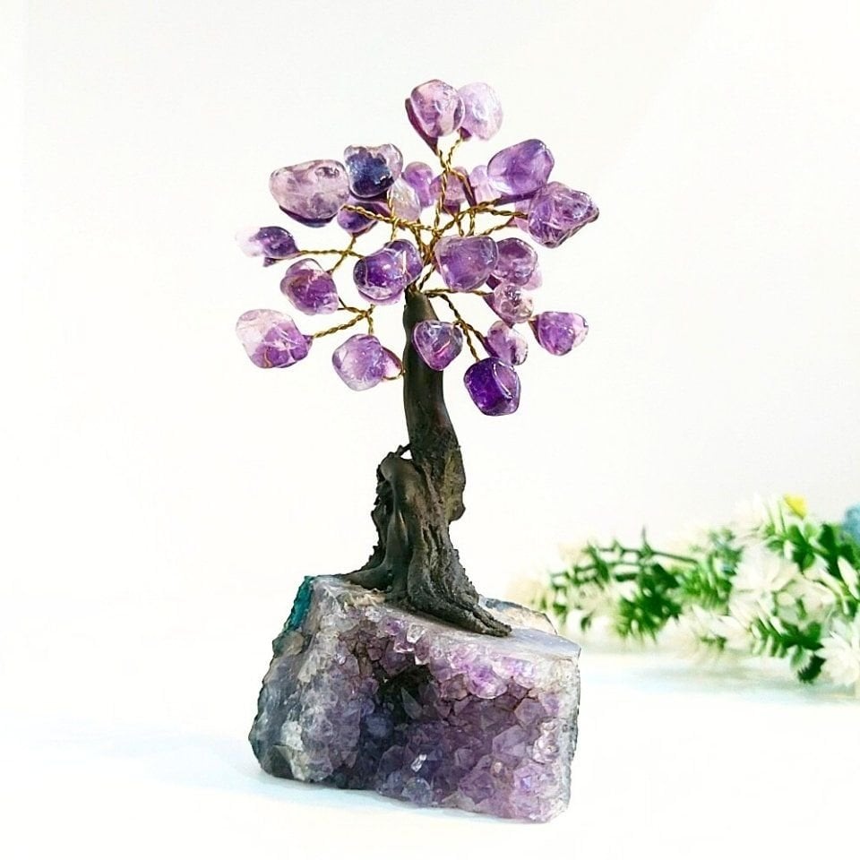Amethyst Stone Natural Stone Tree of Life