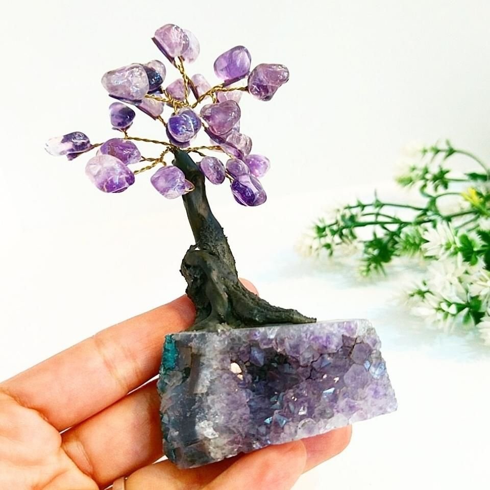 Amethyst Stone Natural Stone Tree of Life