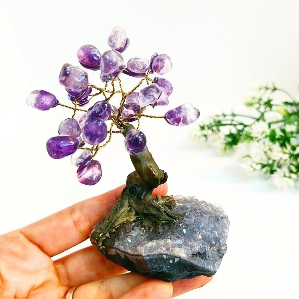 Amethyst Stone Natural Stone Tree of Life
