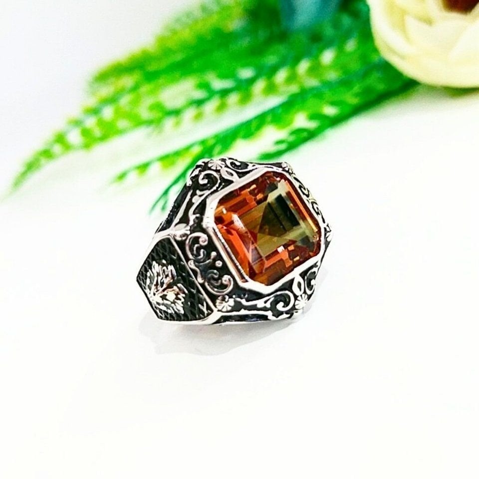 Alexandrite Taşı Erkek Yüzük - ERY58
